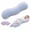 Blue, variant on Pea Pod Body Pillow for Side Sleeper, 105 x 30 CM Pea Pod Body Pillow for Adults, S Shaped Ergonomic Bolster, Soft Alignment Pillow for Back Hip Leg Support Sleep