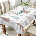 thumbnail image 4 of SKYSONIC Christmas Tree Tablecloth Waterproof Washable Polyester Square Table Cover Durable Tablecloth for Kitchen Dining Table Party Decor (60 X 108 Inch), 4 of 7