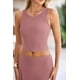 thumbnail image 5 of Conjunto de Falda Larga de Dos Piezas para Mujer PRETTYGARDEN Rosa Polvoriento XS, 5 of 7