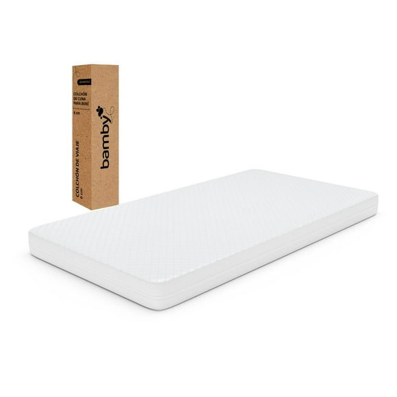 Colchón Cuna de Viaje bebé Bamby Impermeable Memory 95x68x6 Trip