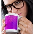 thumbnail image 2 of 3drose, Pink and Purple Flower Mandala - Abstract Bohemian Design, 15oz Mug, 2 of 6