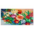 thumbnail image 2 of Bouquet de Fleurs Colorées - Grande Toile Murale Florale, 2 of 3