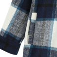 thumbnail image 5 of Blouse à Carreaux à Manches Longues en Laine Mélangée pour Femmes, 5 of 5