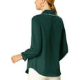 thumbnail image 3 of INSPIRE CHIC Chemise à Col Boutonné à Volants Peter Pan Junior, 3 of 5