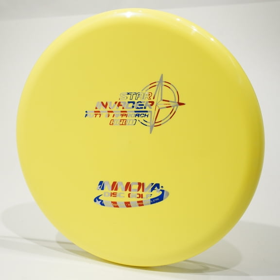 Innova Star Invader Disc Golf Putter & Approach Disc, Pick Color/Weight [Stamp & Exact Color May Vary] Yellow 167-169 grams