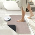 thumbnail image 6 of Bath Mat,Ultra Thin Bathroom Rugs,Rubber Bath Mats for Bathroom,Quick Dry,Non-Slip,Machine Washable,Fit Under Door,Absorbent Bath Rugs,Shower Outside,Sink,Home Decor Accessories., 6 of 12
