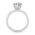 thumbnail image 3 of AFFY 2.00 Carat (ctw) Solitaire Style Engagement Rings For Women, Round Lab Created Moissanite Promise Ring For Her In 14k White Gold Over Sterling Silver | VVS1 Quality (2 Ctw) Ring Size-10, 3 of 5