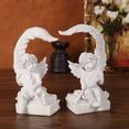 thumbnail image 4 of Angel Resin Figurine, Feather Benediction Memorial Angel Resin Statue  For Wedding, 4 of 8
