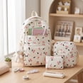 thumbnail image 3 of Girls Backpack Set, Cute School Backpack for Teens Girls Kids Bookbags for Elementary High School Women Laptop Bags Daypacks Set With Lunch Bag and Pencil Case, 3 of 5