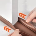 thumbnail image 2 of Door Bottom Sealing Strip Stopper SoundProof Gasket Weatherstrip Window Draft Guard Wind Dust Blocker Protector, 2 of 8