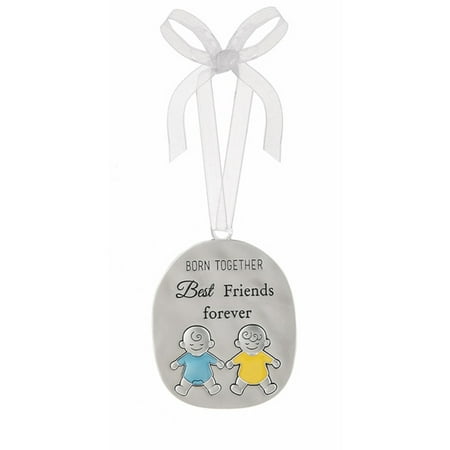 Born Together Best Friends Forever Decorative Twins Ornament - By