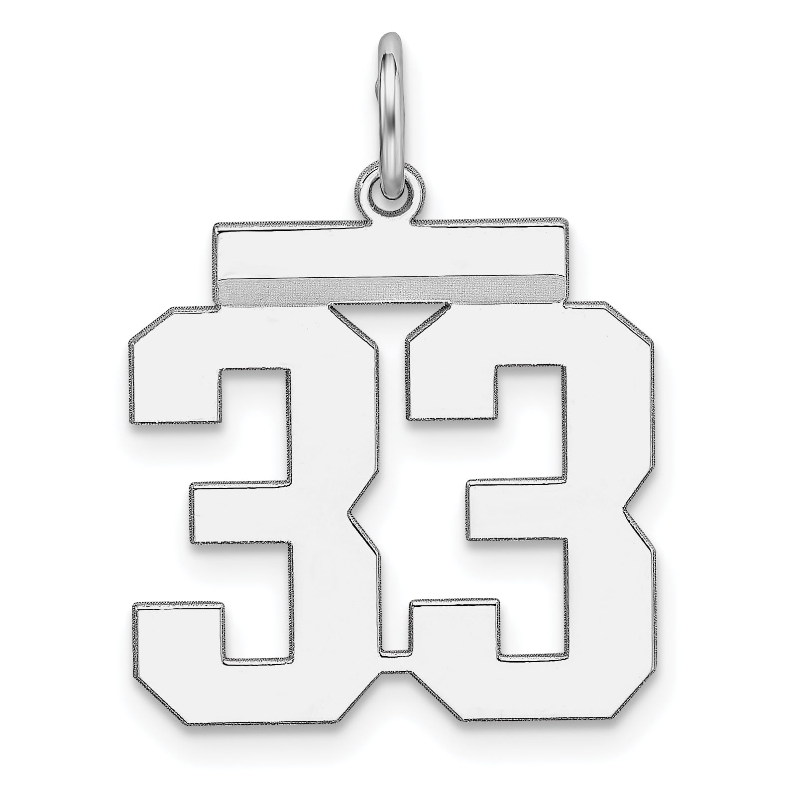 number 33 pendant