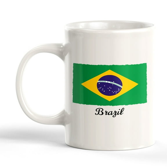 Designs ByLITA Brazil 11oz Plastic Coffee Mug