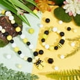 thumbnail image 4 of 81Pcs Bee Theme Silicone Beads Silicone Loose Beads Yellow Dot Round Rubber Spacer Beads Summer Spring Decoration Beads, 4 of 6
