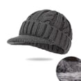 thumbnail image 2 of Winter Hat with Ear Thick Knitted Windproof Thermal Cap for Cold Weather, 2 of 3