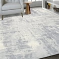 thumbnail image 5 of Pasargad Home Mirage 10' x 14' Hand-Loomed Bamboo Silk Grey/Ivory Rug - All Ages, Indoors, 5 of 5
