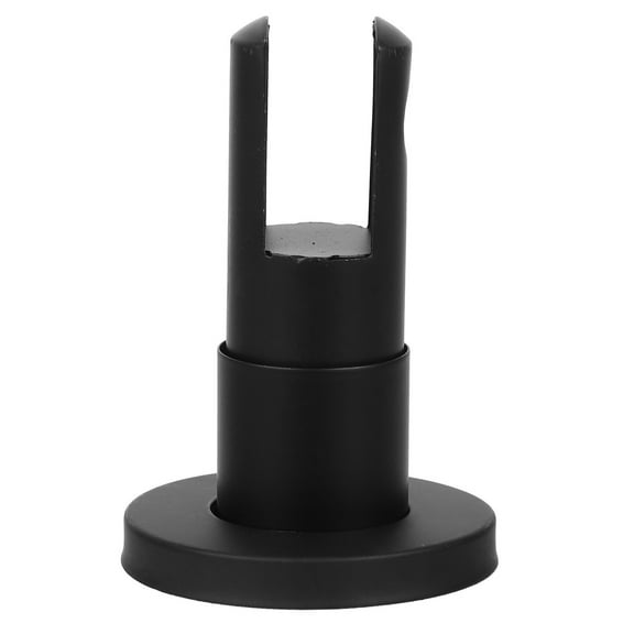 WASHWEPE Bathroom Stall Hardware Black Stainless Steel 1Pack 4.13X2.76X1.18In