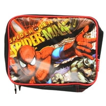 Spider-Man Spider Sense Shooting Webs Black/Red Insulated Lunch Bag