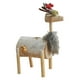thumbnail image 2 of Fiudx Ofertas relámpago del día, solo en línea Adornos navideños de ciervos, adornos de bricolaje, decoración de escenas festivas, pequeños adornos de ciervos de madera maciza, 2 of 7