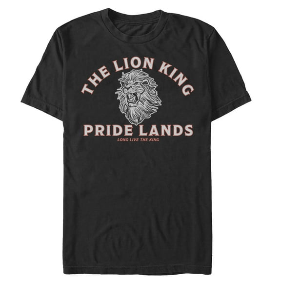 Men's Lion King Live the King Sketch Graphic Tee Black Large