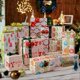 thumbnail image 4 of Envoltorios de regalo navideños de alce y Papá Noel, envoltorios de regalo fáciles de doblar para Navidad, cumpleaños, bodas, 4 of 4