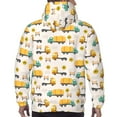 thumbnail image 7 of Balery Cars Pattern Mens Hoodie Kangaroo Pocket Hoodie Pullover Hooded Sweatshirt Ideal for Daily Wear Travel and Home-Large, 7 of 7