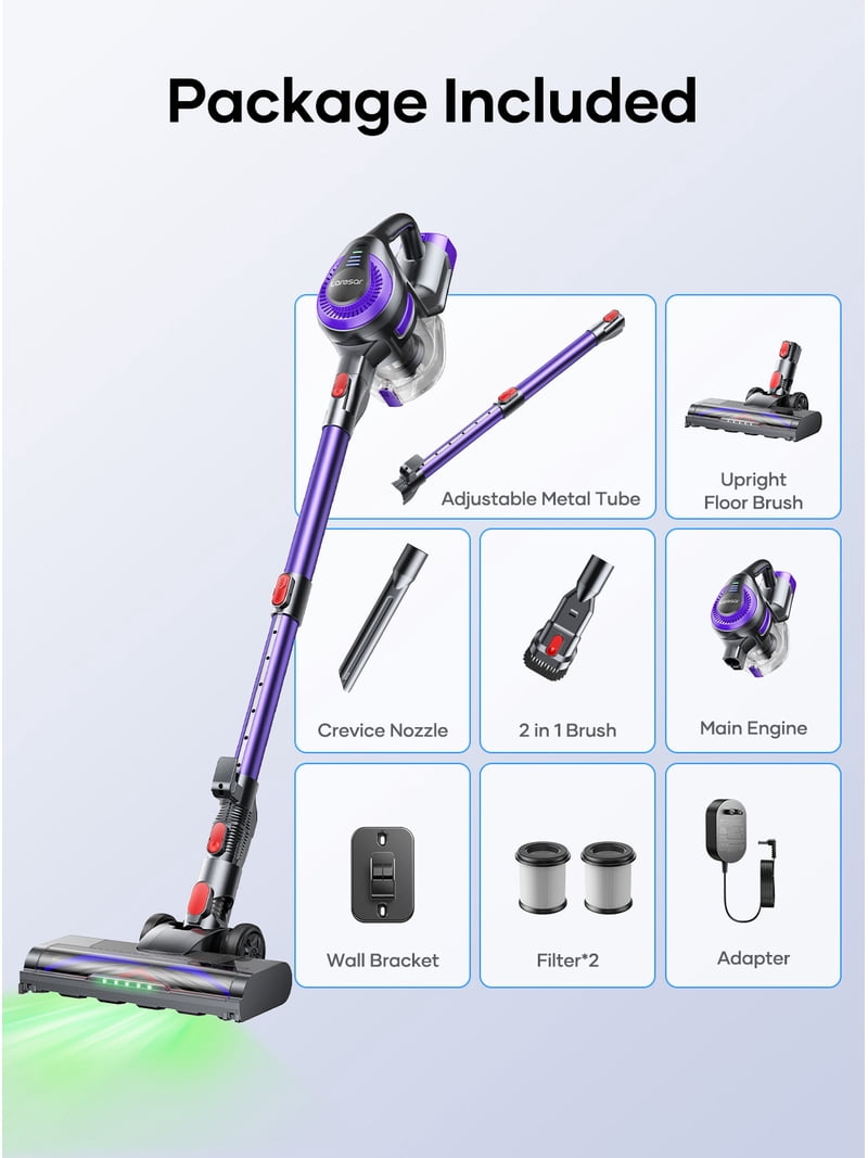 Laresar V10 Lite Cordless Stick Vacuum Cleaner Lightweight for