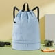 thumbnail image 5 of Mochila impermeable con cordón, bolsa de separación para humedad y sequedad, plegable (azul), 5 of 9