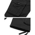 thumbnail image 5 of TRGPSG Men's Cargo Shorts,11" Inseam,Comfort Cargo Style with 6 Pockets,Casual Cotton Durability Work Shorts(No Belts)Black,Size 38, 5 of 7
