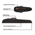 thumbnail image 4 of Allen Company 54" Durango Shotgun Gun Case, Black, Polyester, 602-54, 4 of 19