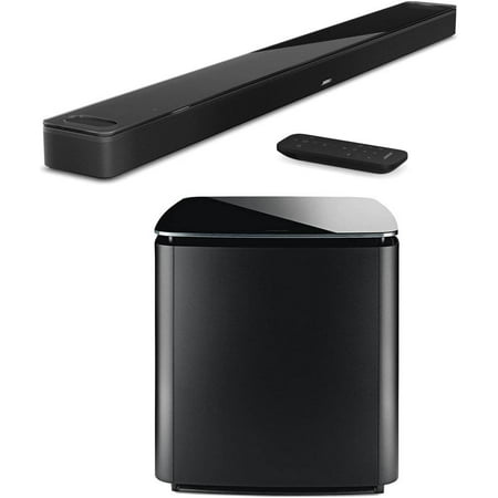 Bose Smart Soundbar 900 with Bass Module 700 for Soundbar, Black