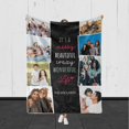 thumbnail image 3 of Customized Photo Collage Blanket-Wedding Blanket. Soft Fleece Throw Blanket, Personalized Picture Blanket. Gift for Wedding, Christmas, Birthday & Anniversary.(Photo Blanket- 07, 50" X 60") A Blankets, 3 of 5