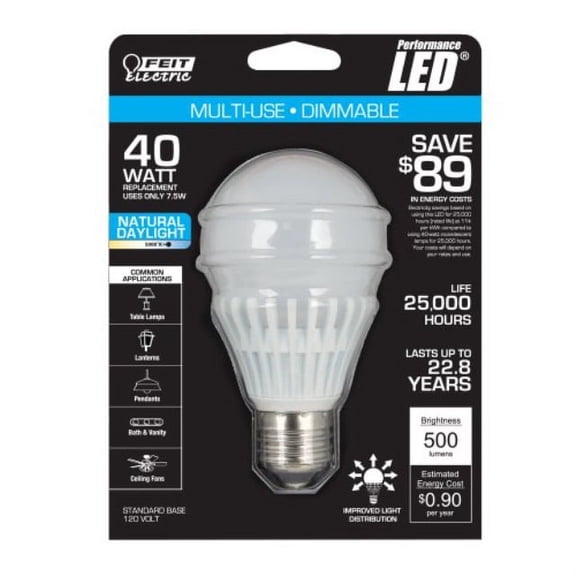 7.5W Day A19 LED Bulb