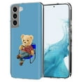 thumbnail image 1 of TalkingCase Slim Case Cover Compatible for Samsung Galaxy S22 Plus+ 5G, Kickback Teddy Bear Print, Lightweight,Flexible,Soft, USA, 1 of 7