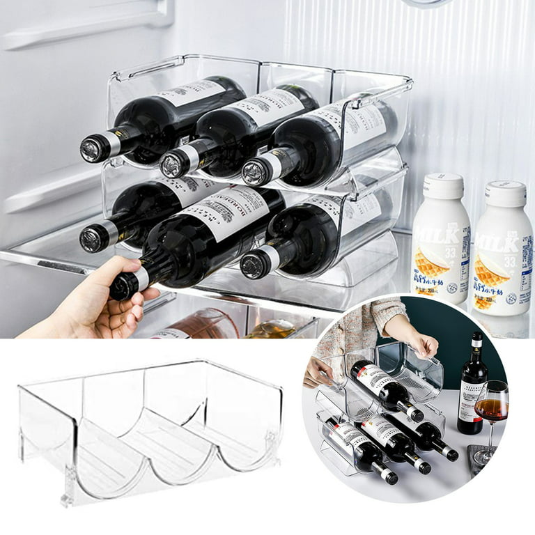TMGONE Cabinet Water Bottle Organizer, Kitchen Cabinet Stackable