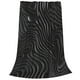 thumbnail image 2 of Fotbe Abstract Black And White Waves Manta de Franela Acolchonada con Estampado, Súper Suave y Esponjosa, Extra Grande para Sofá, Cama, Uso Todo el Año-40"x30", 2 of 7