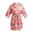 thumbnail image 5 of Joyspun Women’s Lace Trim Satin Robe, Sizes S to 3X, 5 of 5