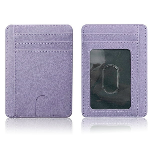 Funda protectora con clip para tarjeta antidesmagnetización RFID