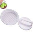 thumbnail image 3 of 1 pc Plastic Round Shape Burger Press Food-Grade Hamburger Patty Maker Mold Kitchen Tool, 3 of 5