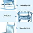 thumbnail image 4 of EBQOSK Children's rocking chair- Indoor or Outdoor -Suitable for kids-Durable Blue, 4 of 7