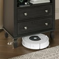thumbnail image 5 of Set of 2 - 26" Tall Black Nightstand with Charging Station, 2 Drawer Modern Transitional Bedside Table with USB Ports, Outlets, Cable Hole & Open Shelf for Bedroom or Living Room, 5 of 9