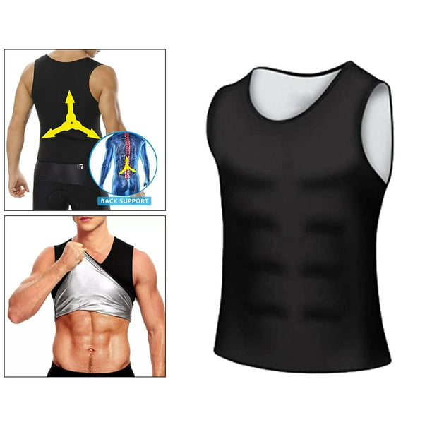 Chaleco de entrenamiento Colcomx para hombre sudor cuerpo Shaper L XL Chaleco de sauna