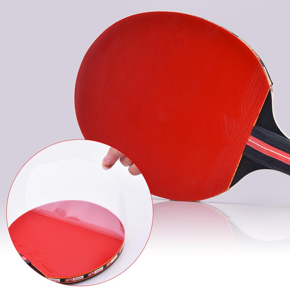 2 Professional Table Tennis Racket Two Paddle Ping Pong Bat+3 Balls Bag Set N6V9 