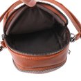 thumbnail image 3 of Bolso bandolera unisex de piel sintética, minibolso para teléfono, color sólido para mujeres, adolescentes y niñas, 3 of 8