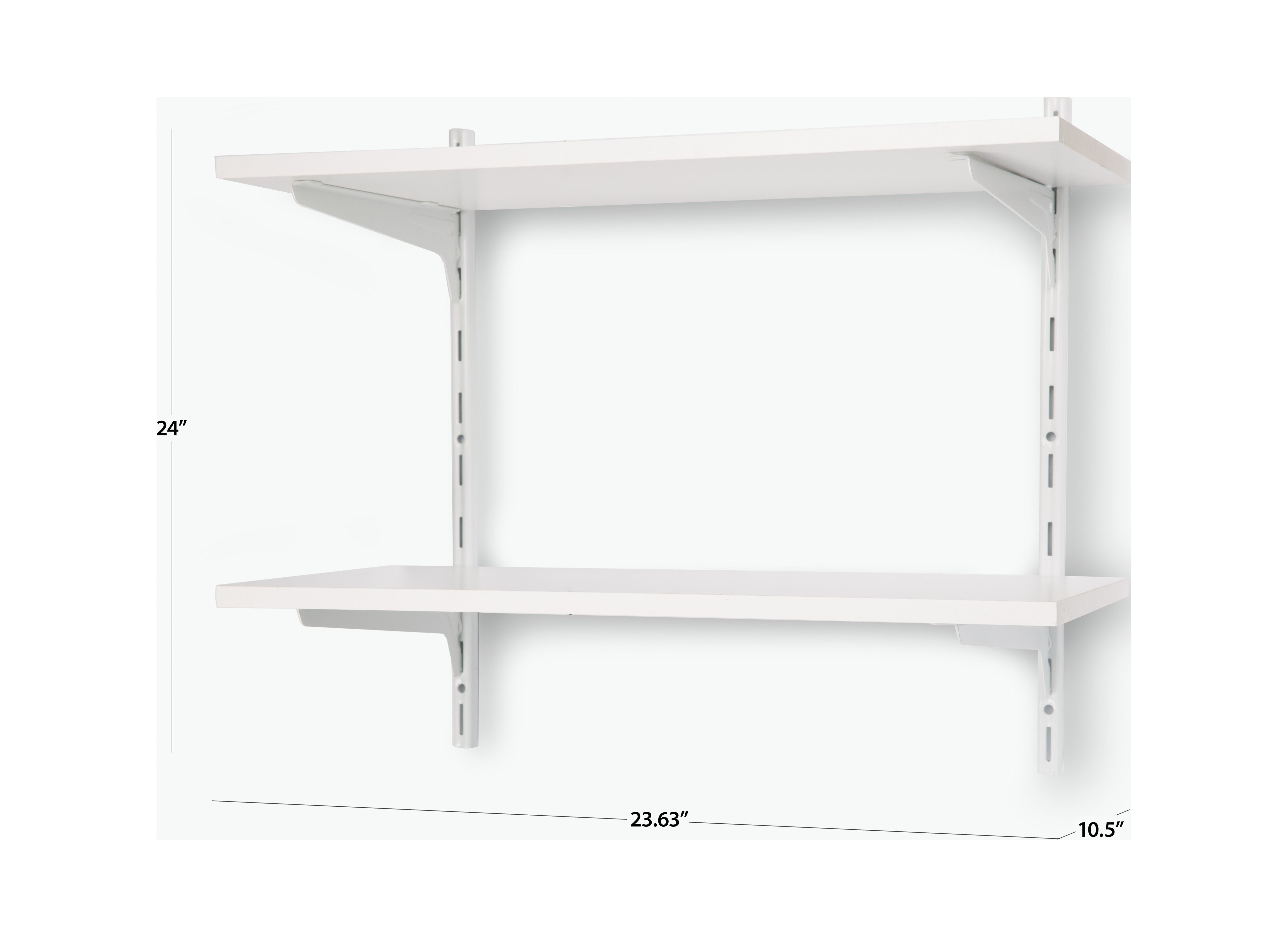 How to Install Wall Shelves Using Standards and Brackets