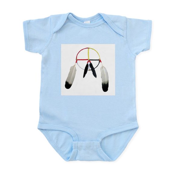 CafePress - Medicine Wheel Infant Bodysuit - Baby Light Bodysuit, Size Newborn - 24 Months