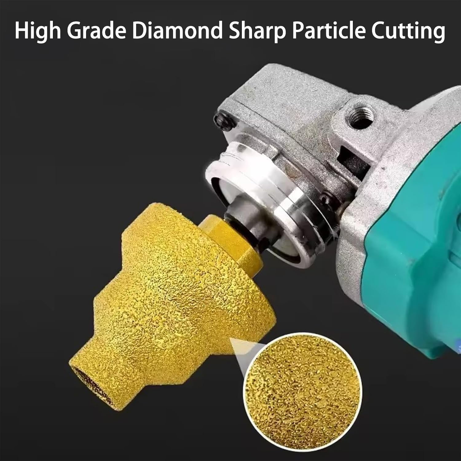 Effective Diamond Core Drill Bit, Diamond Core Drill Bit Set 20-35-50mm, Stepped Pagoda Hole Expander, Multi-Layer Chamfer Conical Reamer, for Ceramic Tile, Marble, Wood (Silver*2,M10)