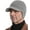 Grey B, variant on Blocking Knitted Hats with Ear Flaps and Wool Brim, Fur-Lined Warm Stylish Baseball Beanie for Cold Weather