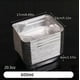 thumbnail image 3 of 25/50 piezas de moldes desechables para hornear de aluminio, utensilios de cocina para hornear pasteles, pan, pastel de carne, moldes de aluminio para llevar, recipientes de almacenamiento para cocina, 3 of 5