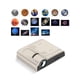 thumbnail image 5 of Advancent Lámpara de proyección de fondo para fiesta, proyector de techo para interiores, luz para el hogar, funciona con pilas, accesorio de Iluminación y accesorios beis tipo 1 Advancent HA064810-01, 5 of 6